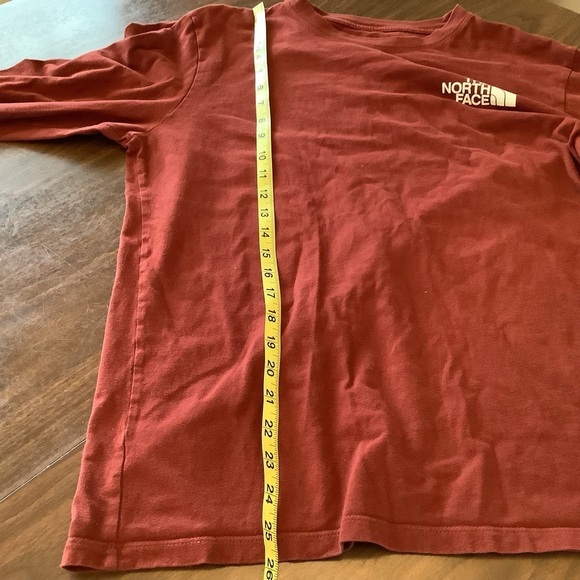 The North Face Maroon Long Sleeved Shirt Size Medium - Picture 5 of 6